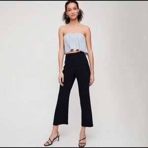 Aritzia Wilfred Kick Flare Pants in Black | Size 2